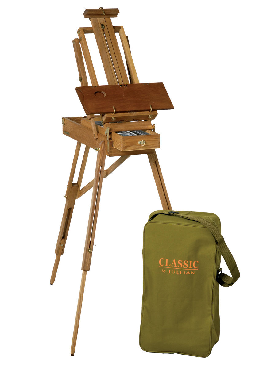 Jullian : Full Classic French Easel : Beechwood : With Carrying Bag -  Jullian - Brands | Jackson's Art Supplies