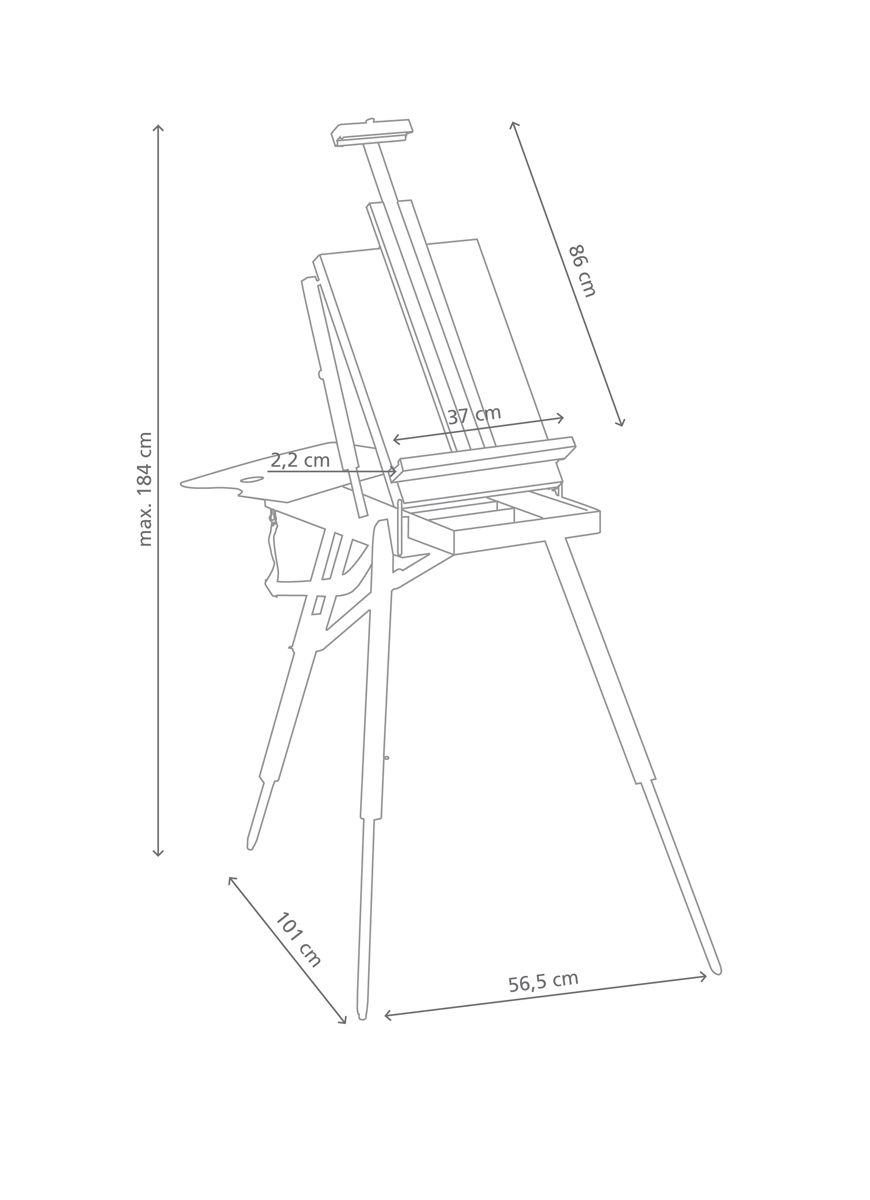 French easel - Plein air gm